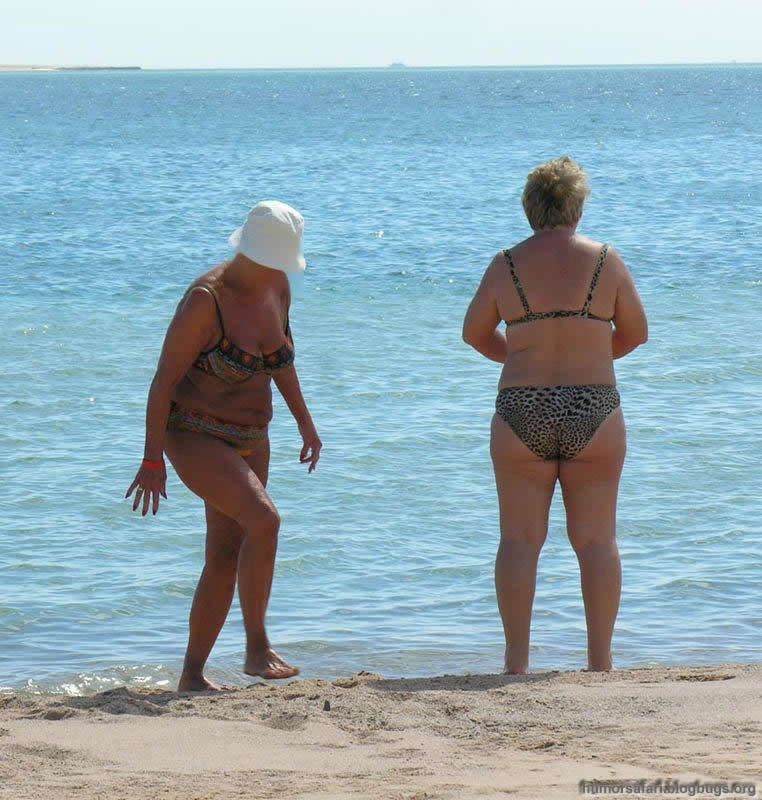 Жирная баба с мужем отдыхают на нудистском пляже фото