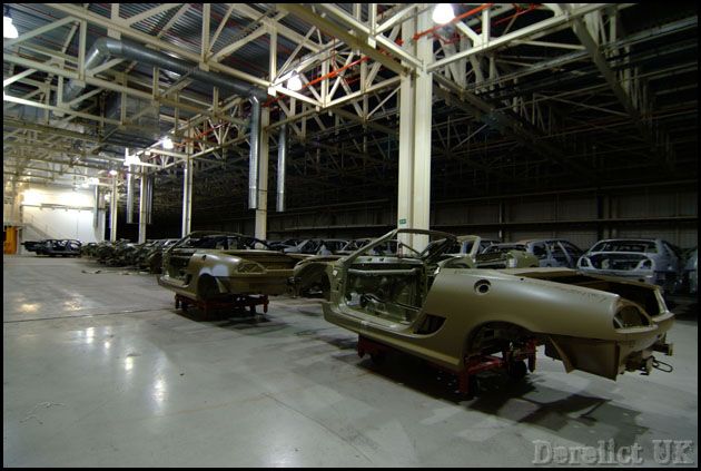 Фотографии закрытого завода MG в Лонгбридже (47 фотографий)