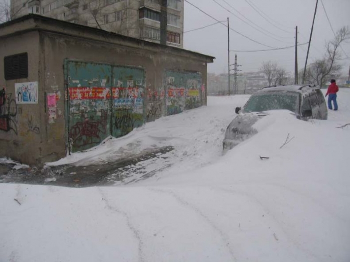Снегопад во Владивостоке (15 фото)