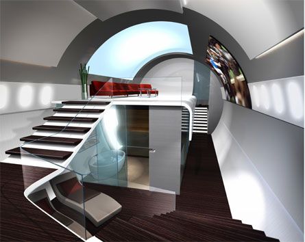 Концептуальный дизайн для Boeing 787 от BMW и роскошь от дома Versace (10 фото)