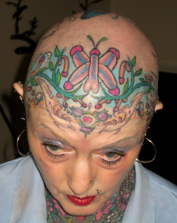 Жесть дня. Isobel Varley - самая татуированная пенсионерка в мире (28 фото) НЮ