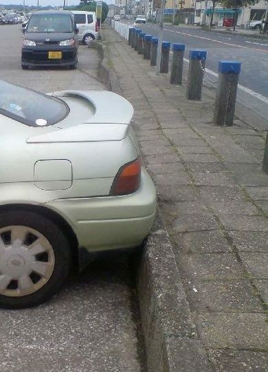 Так паркуются блондинки :)