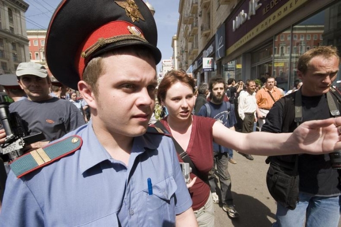 Вчерашний гей-парад в Москве, которого не было (20 фото)