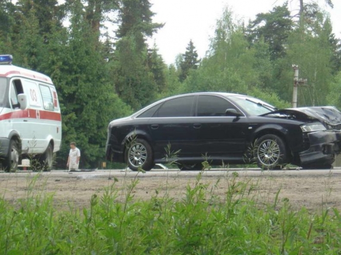 Страшная авария на Минском шоссе (23 фото)