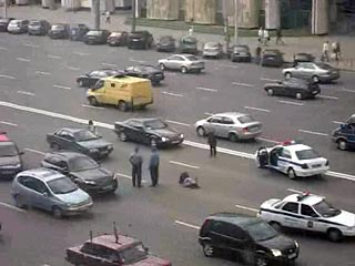 В Москве женщина на Infinity сбила капитана ГИБДД (9 фото + видео)