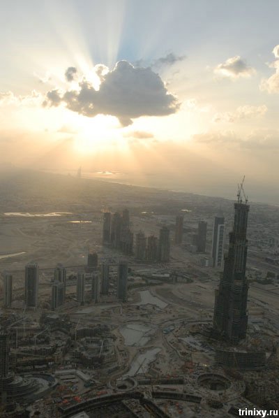 Бурдж Дубай - самый высокий небоскрёб в мире. Строительство (38 фото)