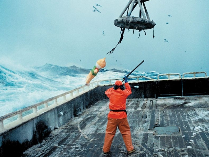 Классные фотографии. Ловля крабов в Беринговом море (23 фото)