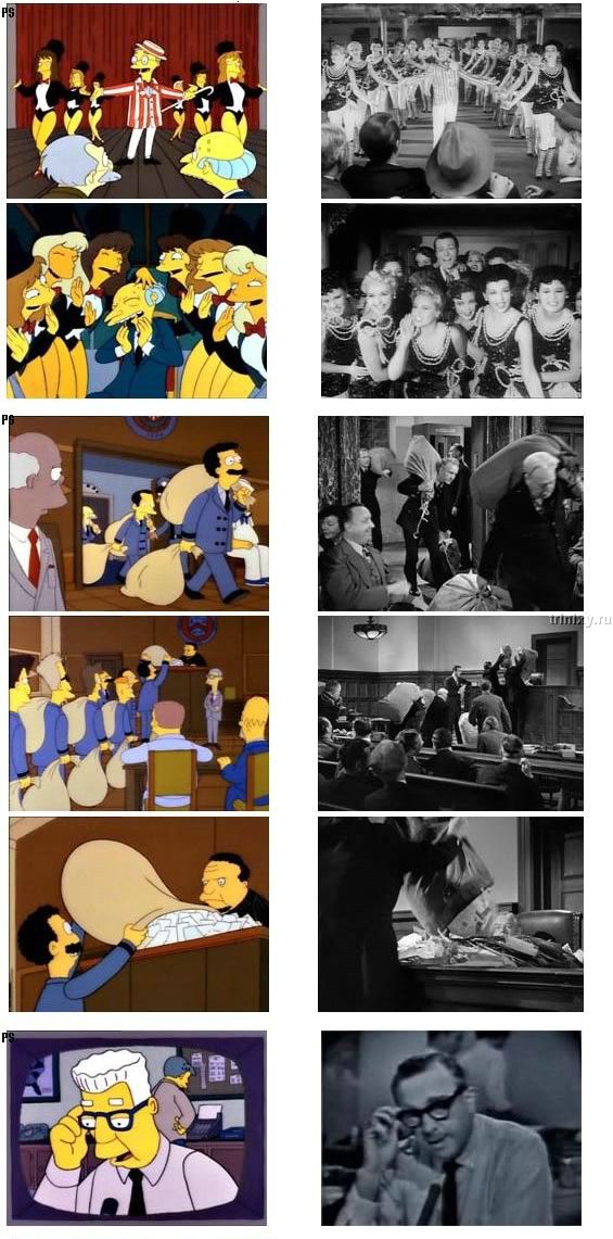 Симпсоны и классика кино (много фотографий)