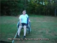 Отжиг на инвалидной коляске (1.2 мб)