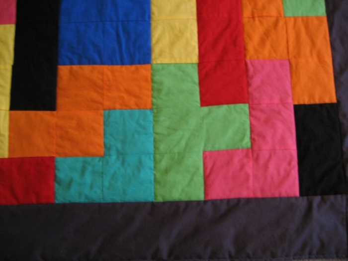 Классно ) Одеяло в стиле Тетрис (6 фото)