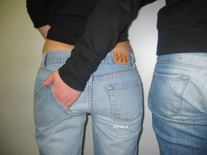 Дизайнерские джинсы для влюбленных (3 фото)