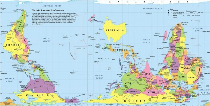 Карта мира глазами австралийца (2 фото)
