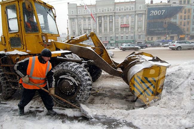 Снегопады в Москве и их последствия (38 фото)