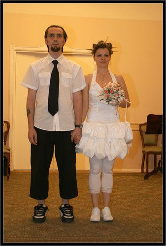 Необычные свадебные наряды (21 фото)