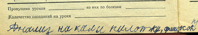 Дневник двоечника времен СССР (60 сканов)