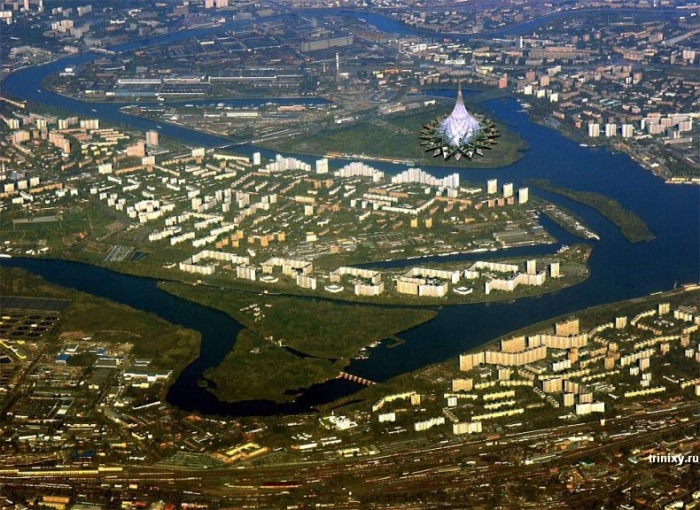 Crystal Island - потрясающий архитектурный проект для Москвы (8 фото)
