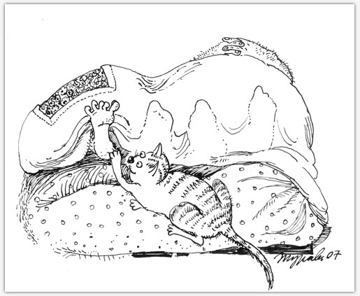 Правила кошек от Маргариты Журавлевой (18 картинок)