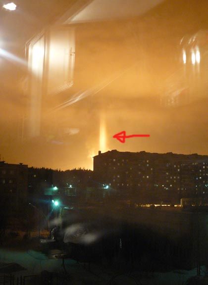 Вид из окна. Взрыв на газопроводе в городе Нягань (7 фото)