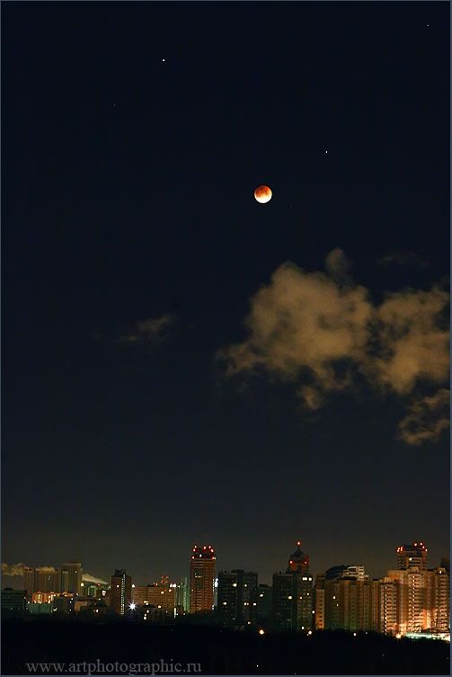 Лунное затмение (15 фото)