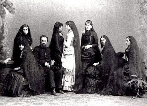 Семь сестер Сазерленд (Sutherland Sisters) - самые длинноволосые дамы эпохи модерна (24 Фото)