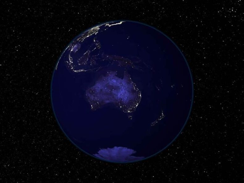 Очень красивые снимки ночной Земли из космоса (5 фото)