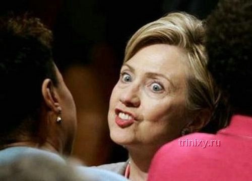 Смешная Хиллари Клинтон (43 фото)