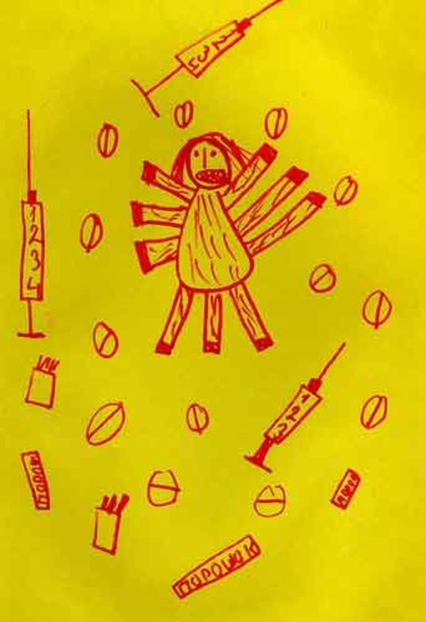 Конкурс детских плакатов против наркотиков (81 штука)