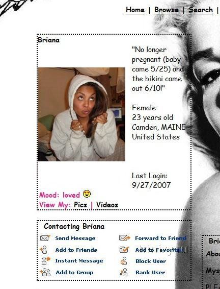 Девушки-блоггеры сайта Myspace.com (100 фото) МНОГО НЮ