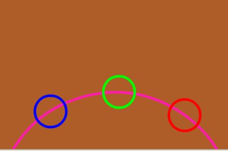 Rotato (игра на ловкость, необходимо крутить мышкой круги, при это цвет круга и падающего предмета должен совпасть)