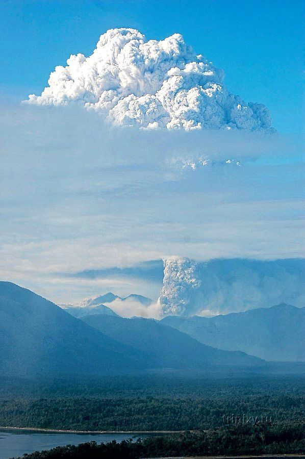 В Чили проснулся вулкан (22 фото)