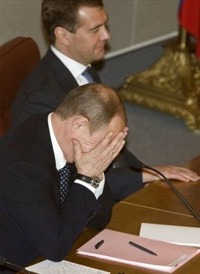 Реакция Путина на выступление в Думе Жириновского (3 фото + видео)