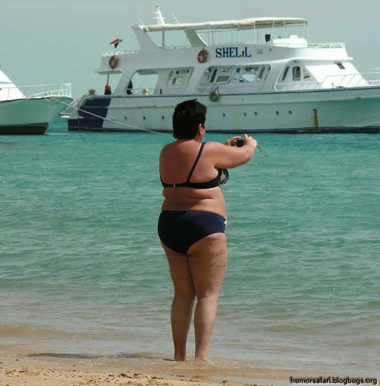Фото толстых женщин на пляже