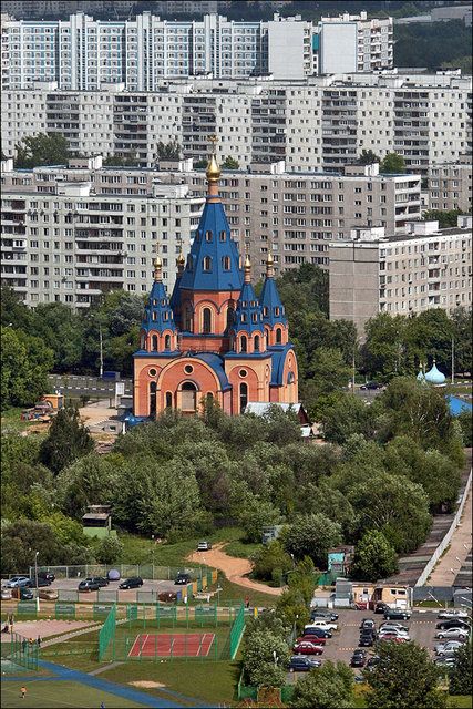 Москва с высоты птичего полета (78 фото)