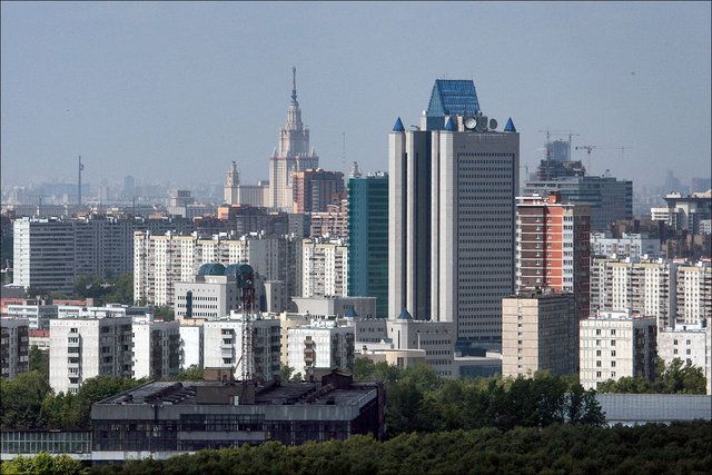 Москва с высоты птичего полета (78 фото)