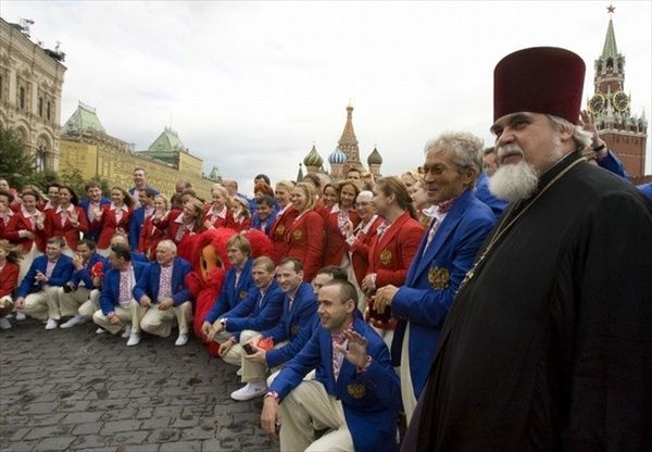 Олимпийская сборная России в Кремле (15 фото)
