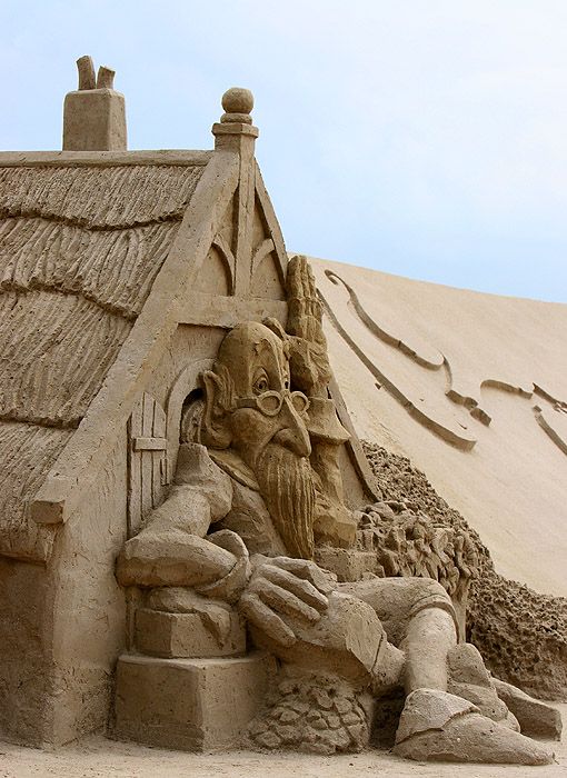 Произведения из песка (51 фото)