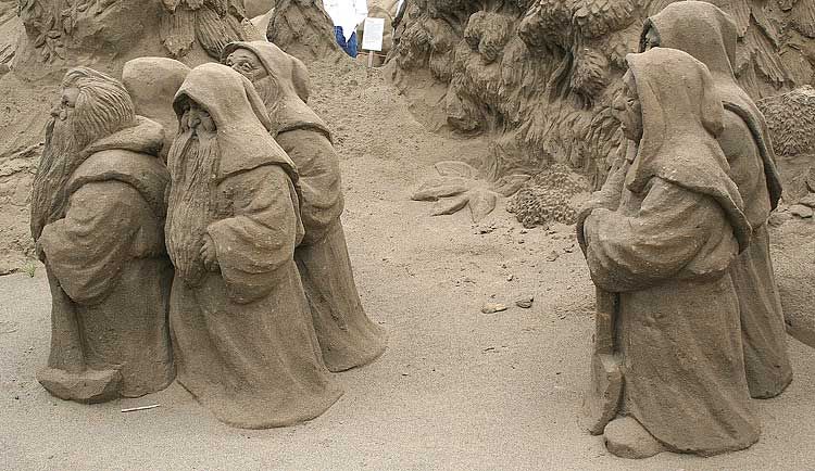 Произведения из песка (51 фото)