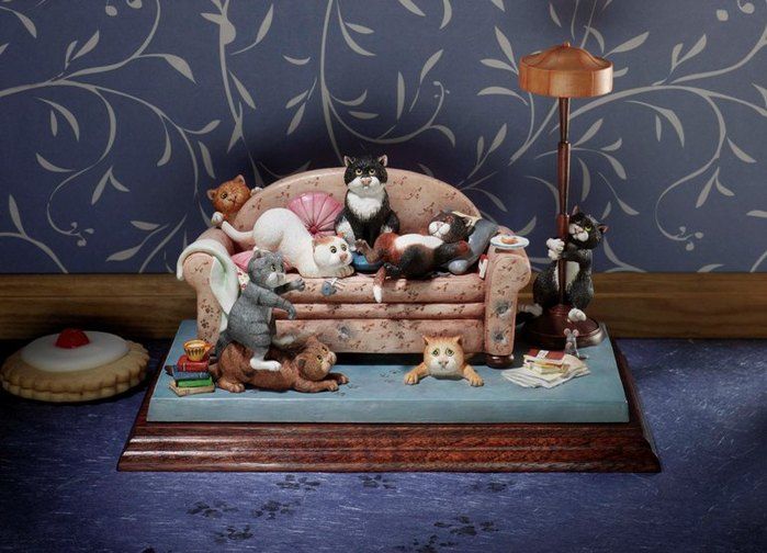 Классные коты от Linda Jane Smith (34 картинки)