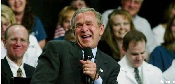 Эмоции Джорджа Буша (29 фото)