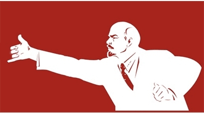 Прикольная фотожаба на плакат с Лениным (53 штуки)