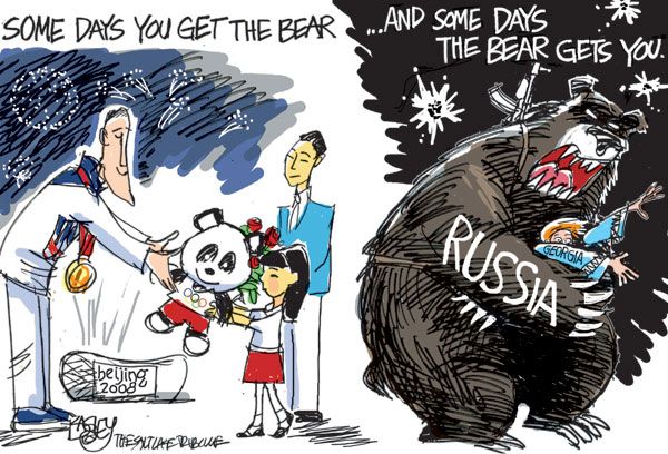 Западные карикатуры про Россию (28 штук)