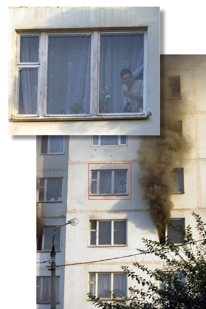 Ужасный пожар в Одинцово (20 фото)