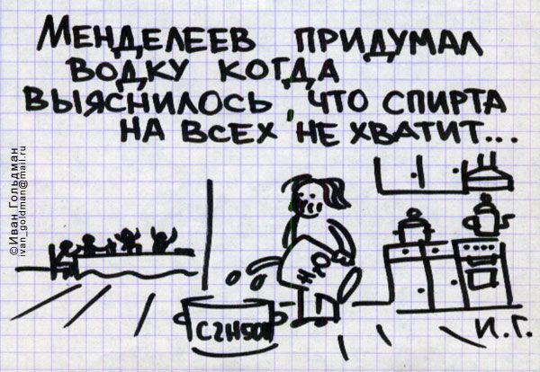 Карикатуры Ивана Гольдмана (37 штук)