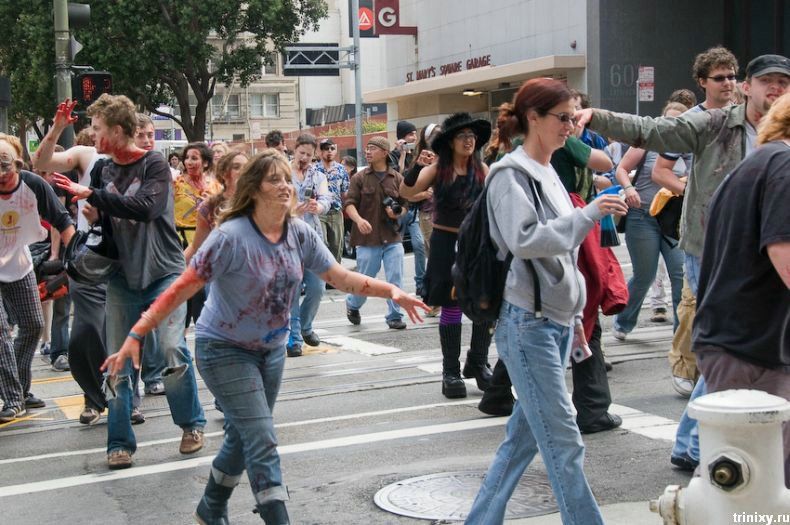 Зомби-парад в Сан-Франциско 2008 (29 фото)