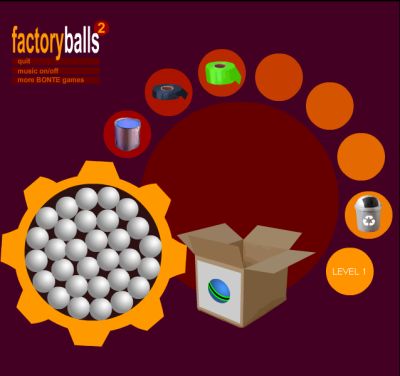 Factory Balls 2. Продолжение классной игры.  Делаем шарик такой же как на коробке