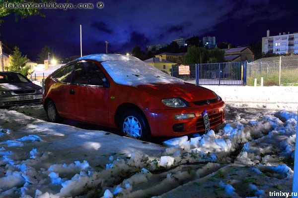 Снег на Лазурном берегу (15 фото)