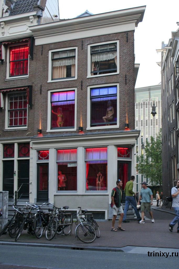 Квартал красных фонарей в Амстердаме (40 фото)