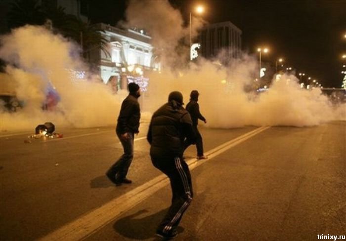 Беспорядки в Греции (54 фото)