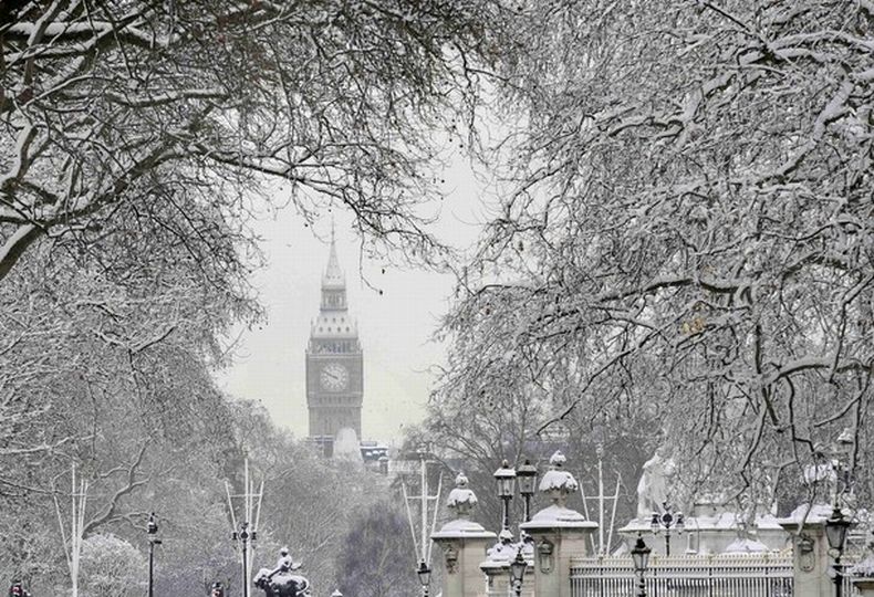 Лондон в снегу