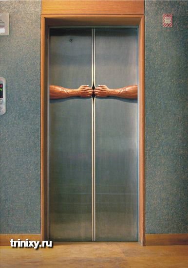 Реклама на лифтах (34 фото)